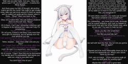  animal_ears bell bell_collar caption cat_ears cat_girl cat_tail collar emilia_(re:zero) female_only femdom femsub humor jjmayoboy_(manipper) long_hair manip pet_play pov purple_eyes re:zero_starting_life_in_another_world straight-cut_bangs tagme tail text thighhighs underwear white_hair 