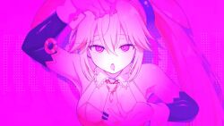  accidental_hypnosis ambiguous_pov animated animated_gif armpits blonde_hair bunny_ears bunnysuit coin corrupted_visuals cuffs dazed drool eye_color_change eyebrows_visible_through_hair femdom femsub hair_ornament hypno_(vocaloid) nail_polish neru_akita open_mouth pendulum pink_eyes pov pov_sub project_diva self_hypnosis side_ponytail spiral_background spiral_eyes symbol_in_eyes tie torinokawori very_long_hair vocaloid 