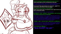 breasts caption cleavage femdom furry head_in_breasts ladylacie13_(manipper) malesub manip miniboy my_little_pony rarity sheela size_difference sketch spike spiral_eyes symbol_in_eyes text 