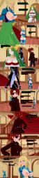  absurdres black_hair blonde_hair blue_eyes blue_skin blush bodysuit breasts censored closed_eyes clothed cyanstargazer dark_samus dialogue english_text eyepatch female_only femdom femsub goddess green_eyes green_hair kid_icarus long_hair metroid_(series) multiple_girls multiple_subs nintendo nipples palutena ponytail pussy red_eyes red_hair samus_aran split_personality super_smash_bros. text torn_clothes zero_suit 