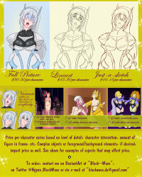 absurdres black--wave breasts caption commission_sheet large_breasts text