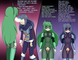  alternate_costume antenna bangs before_and_after blue_hair bodysuit boots bottomless breasts cape crotch_cutout dialogue empty_eyes expressionless eye_beams female_only femsub fire_emblem fire_emblem_awakening green_hair hair_band hypnotic_beam hypnotized_dom hypnotized_hypnotist idpet kid_icarus large_breasts leaning_forward long_hair lucina multiple_girls multiple_subs nintendo nude open_mouth palutena pasties princess robot robotization see-through simple_background spiral standing standing_at_attention tech_control text thighhighs topless very_long_hair visor 